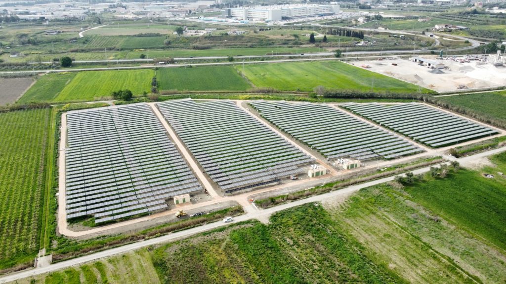 photovoltaic plant in montenero di bisaccia, molise, realized by altenia